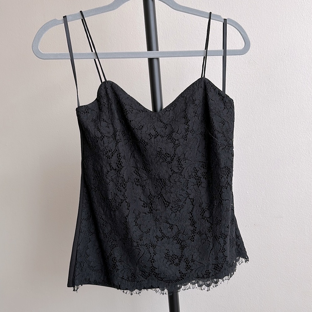 Ted Baker Lace Cami Tank Top Size Small Adjustable Straps